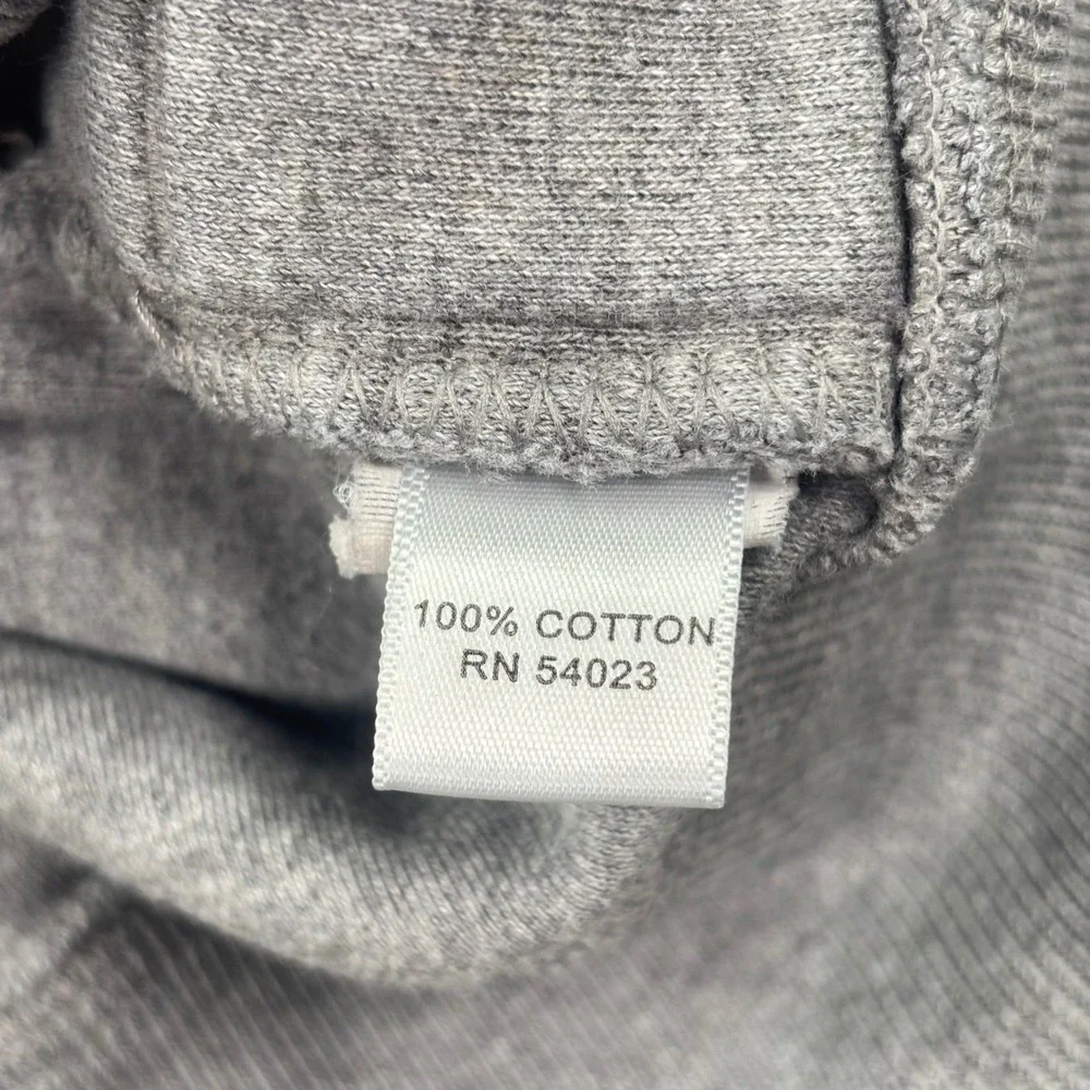 Banana Republic Track Jacket XL Gray Full Zip Striped‎ Cotton Mens